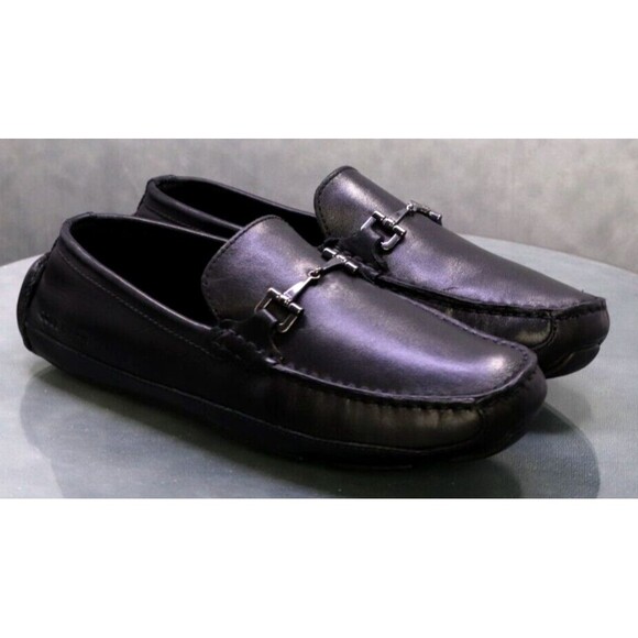 Cole Haan Wyatt $130 Men\'s Horsebit Loafers Shoes Size 8 Leather Black C35783 main image 7